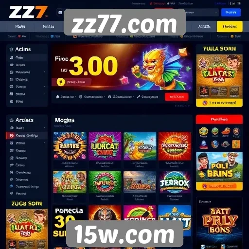 Experiência do usuário e interface do zz77.com